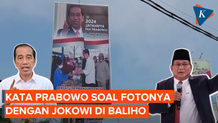 Prabowo Anggap Wajar Baliho Fotonya dengan Jokowi Ada di Banyak…