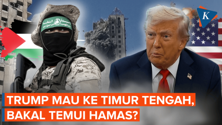 Sinyal Trump Temui Pentolan Hamas di Timur Tengah