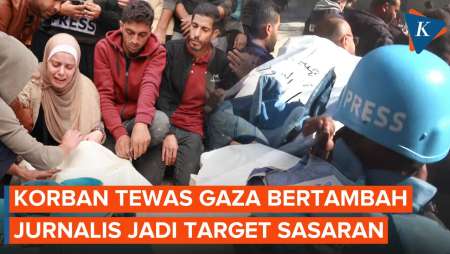 Korban Tewas Gaza Tembus 22.835, Kini Jurnalis Jadi Target