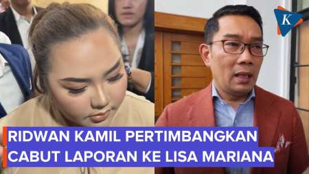 Hasil Tes DNA Negatif, Ridwan Kamil Pertimbangkan Cabut Laporan ke Lisa Mariana