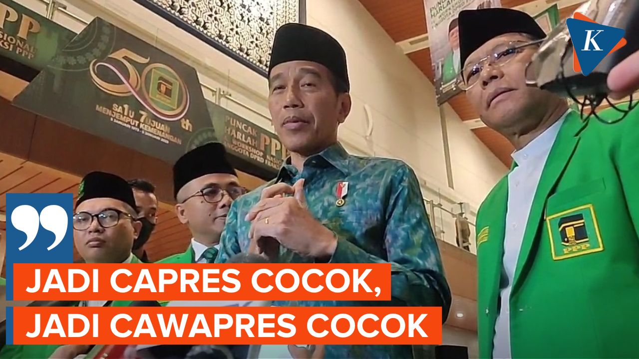 Jokowi Nilai Ketum PPP Mardiono Cocok Jadi Capres atau Cawapres