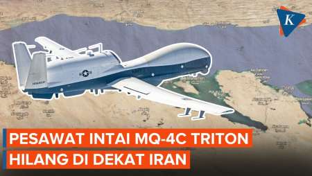 Pesawat Intai MQ-4C Triton Milik AS Mendadak Hilang Di Dekat Iran