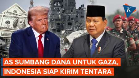 AS Gelontorkan Dana Untuk Gaza, Indonesia Janjikan Tentara