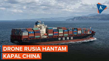 Drone Rusia Hantam Kapal China Sehari Sebelum Putin Bertemu Xi Jinping