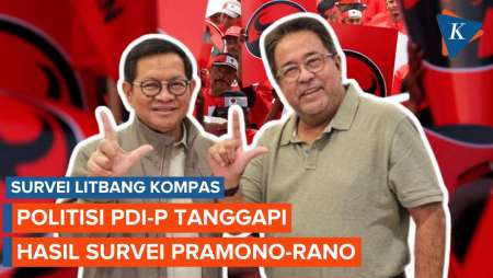 Politisi PDI-P Tanggapi Elektabilitas Pramono-Rano di Litbang Kompas