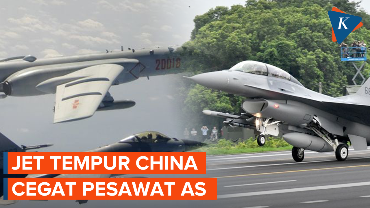 Jet Tempur China Cegat Pesawat Pengintai Amerika Serikat