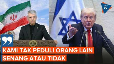 Trump Tolak Proposal Perdamaian, Iran: Kami Tak Peduli Orang Lain Senang Atau Tidak