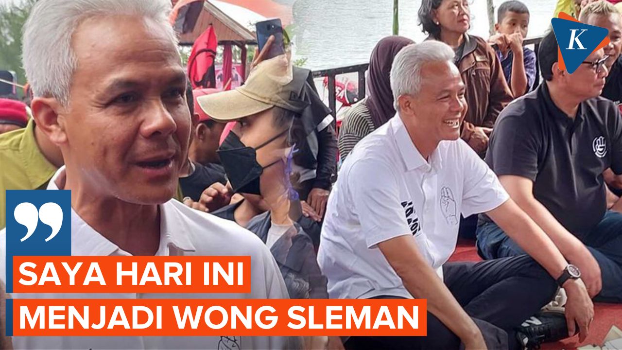 Ganjar Kampanye di Yogyakarta dan "Kulo Nuwun" Mau Pindah Rumah Tinggal di Sleman