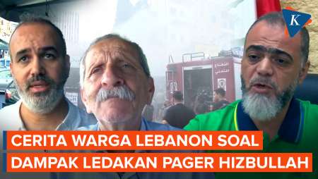 Warga Lebanon Ungkap Dampak Serangan Ledakan Pager Hizbullah