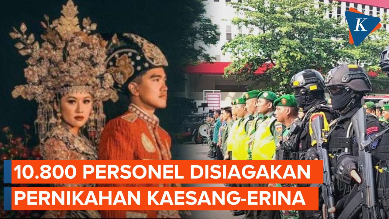 Personel Gabungan TNI Polri Disiagakan Untuk Pernikahan Kaesang dan Erina