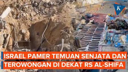 IDF Temukan Terowongan Hamas di Dekat RS Al-Shifa, Rampas Ratusan Senjata