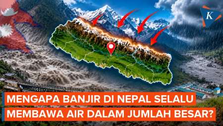 Nepal Diterjang Banjir Lagi, Besarnya Aliran Air Masih Jadi Sorotan
