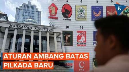 Ini Ambang Batas Pilkada Baru yang Diputus MK, Maksimal 10 Persen