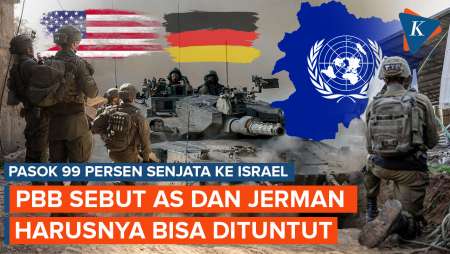 Pasok 99 Persen Senjata ke Israel, PBB Sebut AS dan Jerman Sepatutnya Dihukum