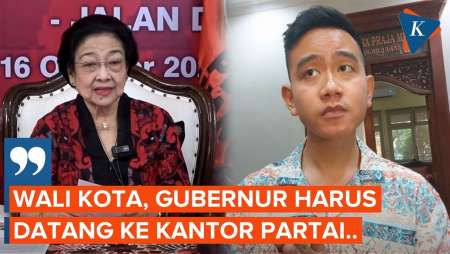 Megawati Singgung Loyalitas Saat Gibran Tak Hadir di Peresmian Kantor DPC Solo