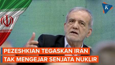 Bantah Trump, Pezeshkian Tegaskan Iran Tak Mengejar Senjata Nuklir