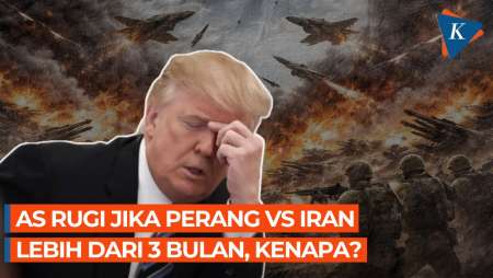 AS Bisa Rugi jika Perang Lawan Iran Berlangsung Lebih dari 3 Bulan