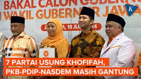 Koalisi Gemuk Khofifah-Emil di Pilkada Jatim Diusung 7 Parpol, Sisa PKB-PDIP-Nasdem