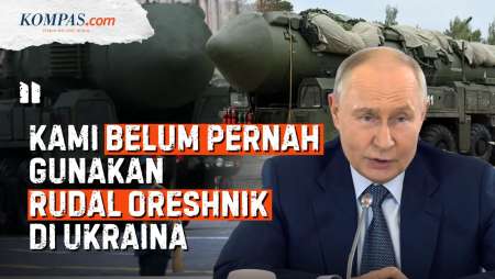 Putin: Rusia Belum Pernah Gunakan Rudal Oreshnik Di Ukraina
