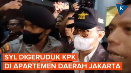 KPK Jemput Paksa Syahrul Yasin Limpo dari Apartemen di Kebayoran Baru