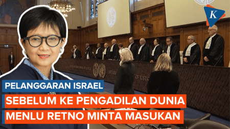 Indonesia Dukung Afsel Laporkan Israel, Menlu Retno Akan Beri Pernyataan Lisan ke ICJ