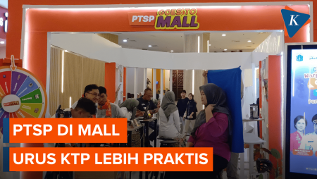 Melihat Layanan PTSP di Mall, Urus KTP Jadi Lebih Praktis