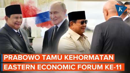 Tiba Di Rusia, Prabowo Jadi Tamu Kehormatan Utama Eastern Economic Forum Ke-11