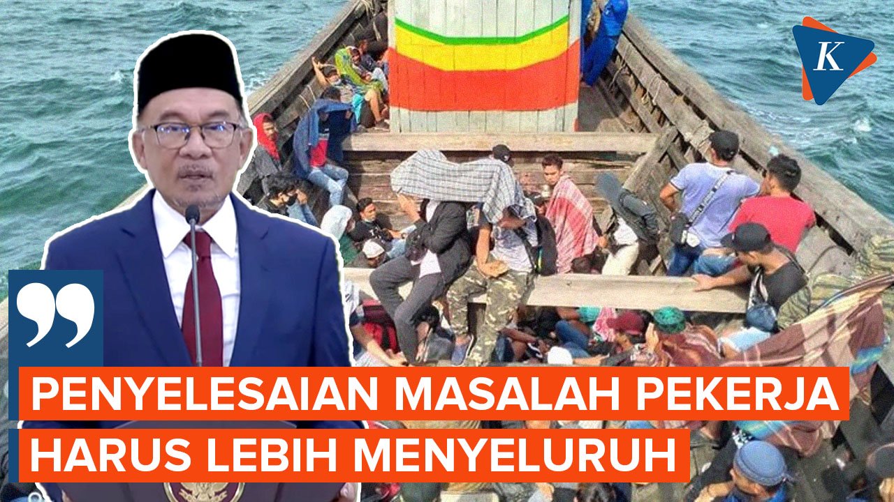 Anwar Ibrahim Singgung Persoalan Tenaga Kerja Indonesia