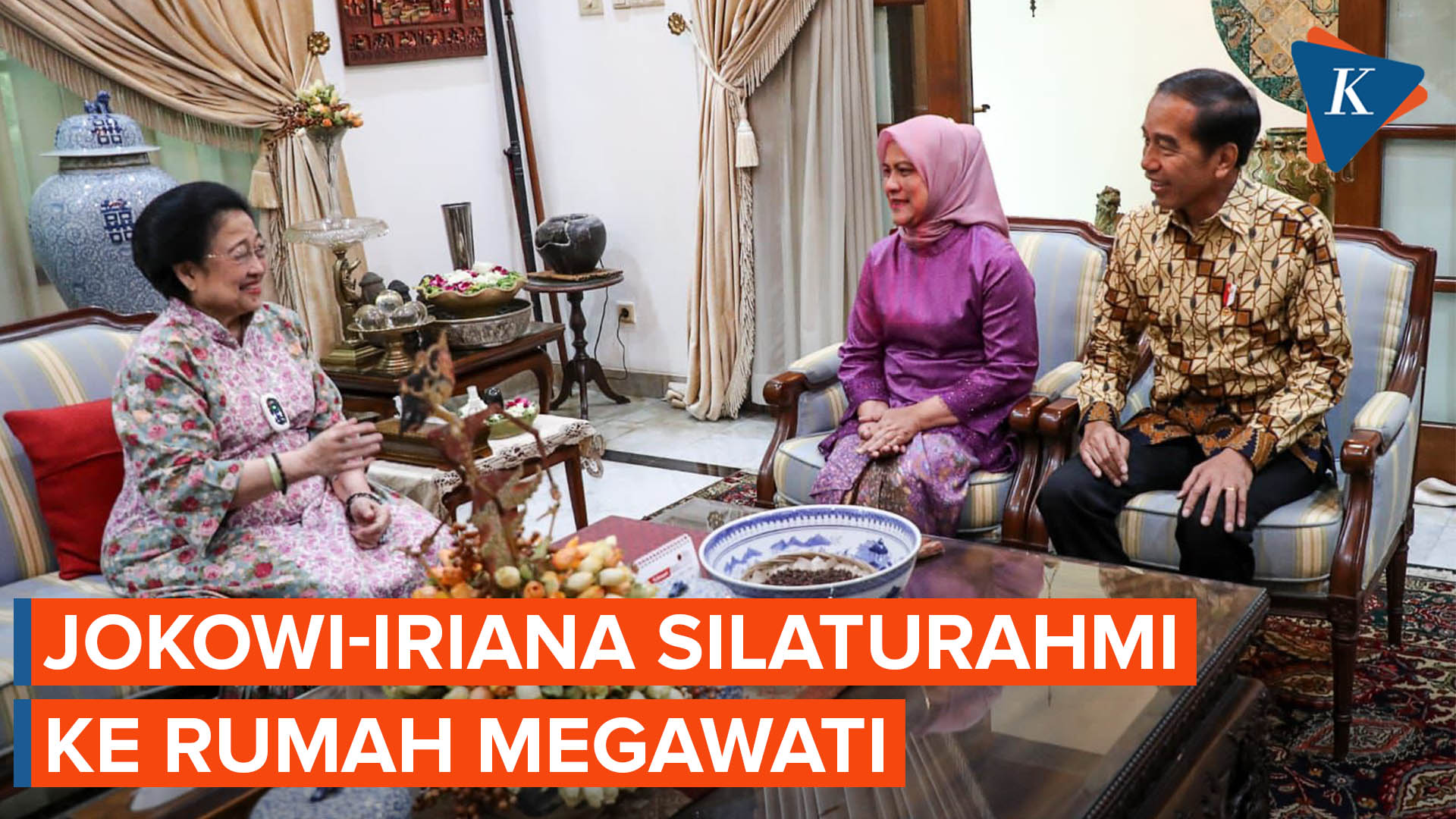 Jokowi-Iriana Silaturahmi ke Rumah Megawati, Bahas Dinamika Setelah Pencapresan Ganjar