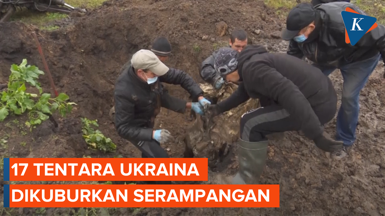 Jenazah Tentara Ukraina Digali Dari Kuburan Massal