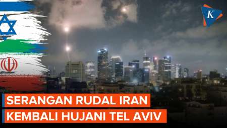 Rudal Iran Kembali Serang Tel Aviv Kamis Pagi, Sirene Israel Meraung Lagi