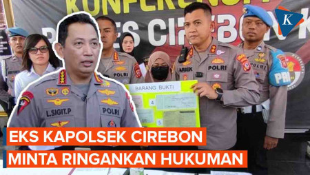 Damai dan Kembalikan Uang Tukang Bubur, Mantan Kapolsek Cirebon Minta Keringanan Hukuman