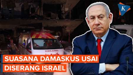 Suasana Damaskus Usai Dihantam Tiga Roket Israel 