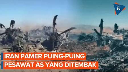 Media Pemerintah Iran Rilis Bukti Pesawat Amerika F-15E yang Ditembak Jatuh di Wilayahnya