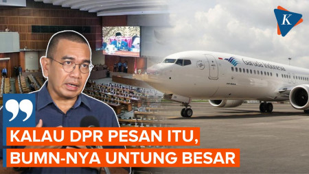 Garuda Disebut Untung jika DPR Minta Kursi Kelas Bisnis untuk…