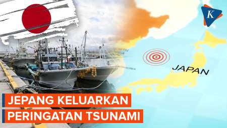 Jepang Keluarkan Peringatan Tsunami, Warga Diminta Jauhi Pantai