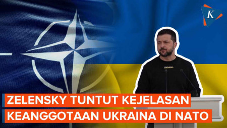 Zelensky Tagih Janji NATO Jadikan Ukraina Bagian Aliansinya