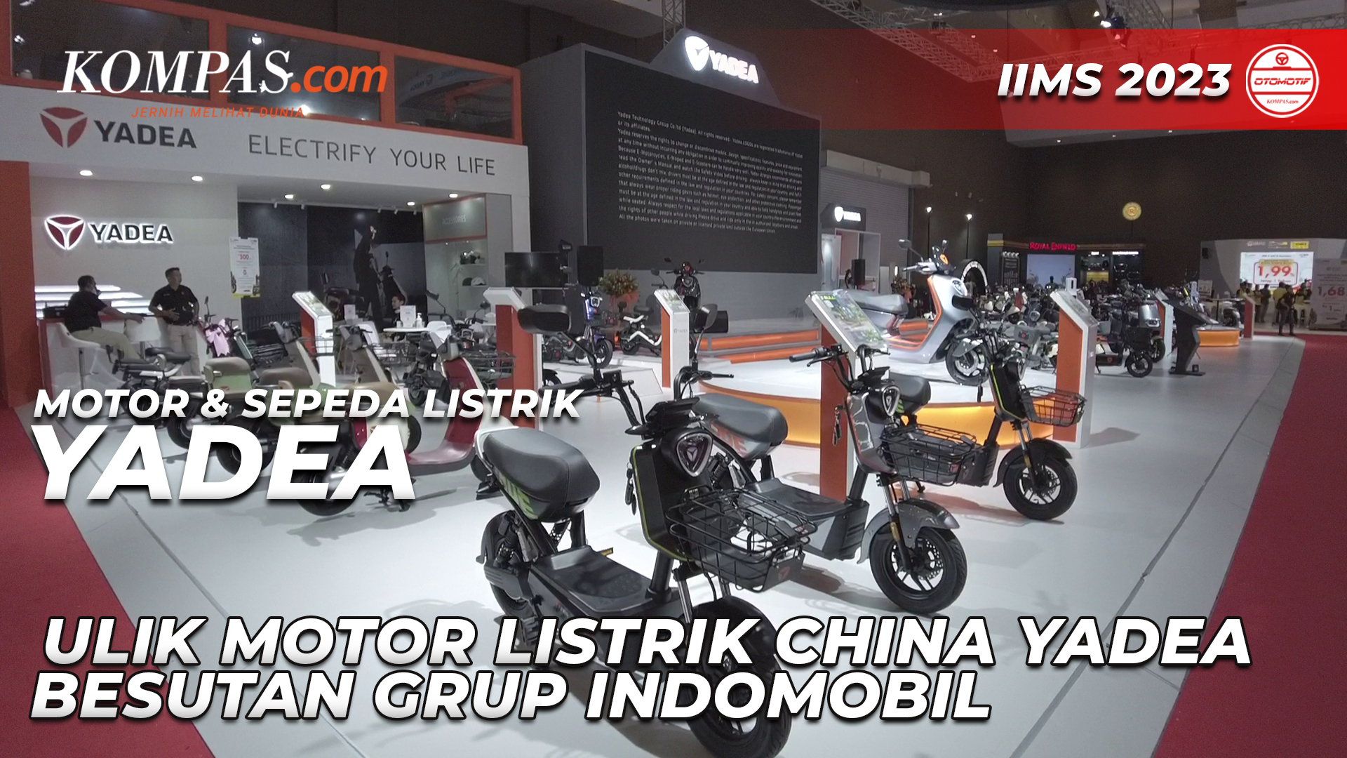 YADEA | Ulik Motor listrik China Yadea Besutan Grup Indomobil
