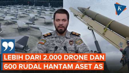 Operasi True Promise 4: 2.000 Drone Dan 600 Rudal Iran Hantam Aset AS