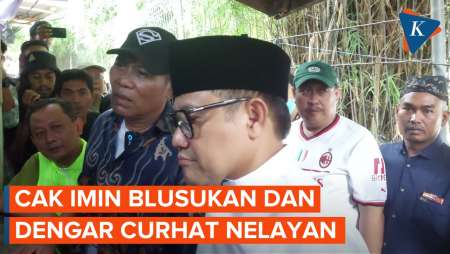 Momen Cak Imin Dicurhati Nelayan di Jakarta Utara