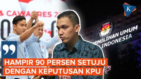 Survei LSI Denny JA: 89,8 Persen Publik Menerima Hasil Pilpres Dimenangi Prabowo-Gibran