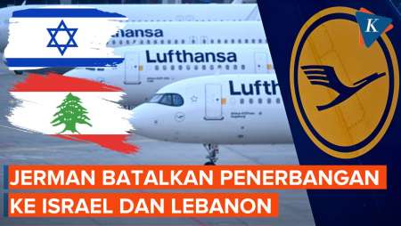 Konflik Israel-Lebanon Meruncing, Jerman Batalkan Penerbangan ke Tel Aviv dan Beirut