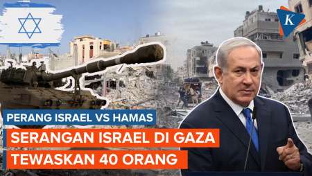 Israel Serang Brutal Zona Aman Al Mawasi Tewaskan 40 Warga Palestina