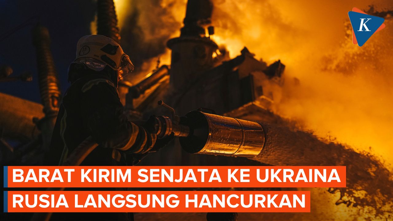 Rusia Serang Gudang Senjata Barat di Ukraina Timur