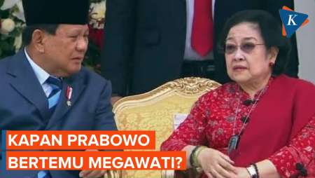 Kapan Prabowo Bertemu Megawati? Ini Kata Gerindra