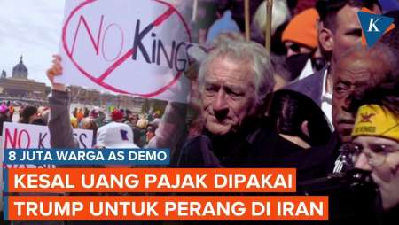 8 Juta Warga AS Demo, Kecam Trump Serang Iran Dan Pakai Pajak Rakyat Demi Biayai Perang