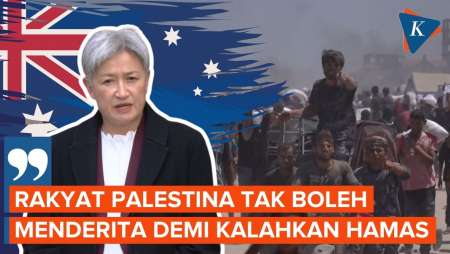 Menlu Australia: Rakyat Palestina Tak Boleh Menderita demi Kalahkan Hamas