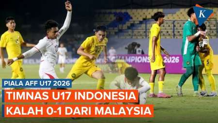 Hasil Piala AFF U17 2026, Timnas U17 Indonesia Takluk 0-1 dari Malaysia