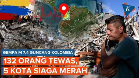 Gempa Kolombia M 7,4: 132 Orang Tewas, Guncangan Terasa Di 3 Negara