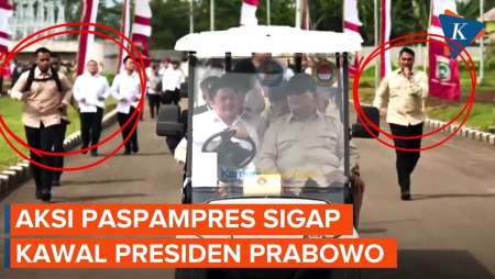 Waspada Penuh! Paspampres Sampai Lari Kawal Pergerakan Presiden Prabowo